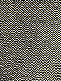 Thumbnail for Zig Zag Chevron Fabric: Gold, Black & White Meter-By-Meter Magic