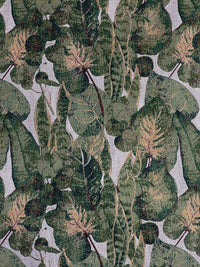 Thumbnail for Evergreen Botanical Beauty: Woven Fabric by the Meter