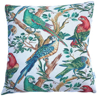 Thumbnail for Parrots Cushion Cover Birds Tree Jungle Life Tropical Sofa Pillow Branches Leaf