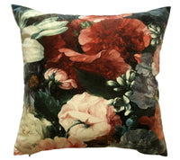 Thumbnail for White Lily's Red Rose Italian Velvet Cushion Cover Masterpiece Rijsk Museum Art