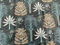 Thumbnail for Banana Tree Velvet Fabric Sold by Meter Green Botanical Sewing Material Floral Textile For Sewing Upholstery