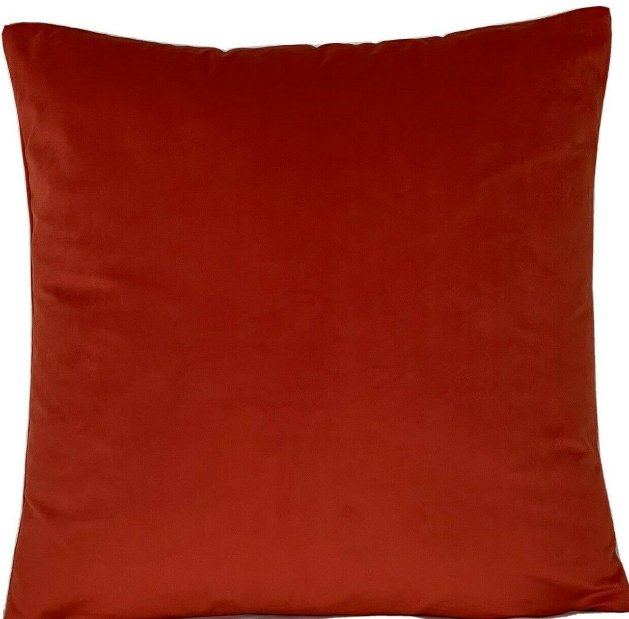 Plain Velvet Cushion Cover Orange Pink Red Black Yellow Blue Green Turquoise