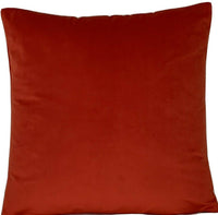 Thumbnail for Plain Velvet Cushion Cover Orange Pink Red Black Yellow Blue Green Turquoise