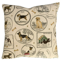 Thumbnail for Vintage Top Dog Cushion Cover Best in Show Decor