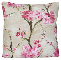 Thumbnail for Tree Cushion Cover Pink Cherry Blossom Cotton Printed Fabric 16