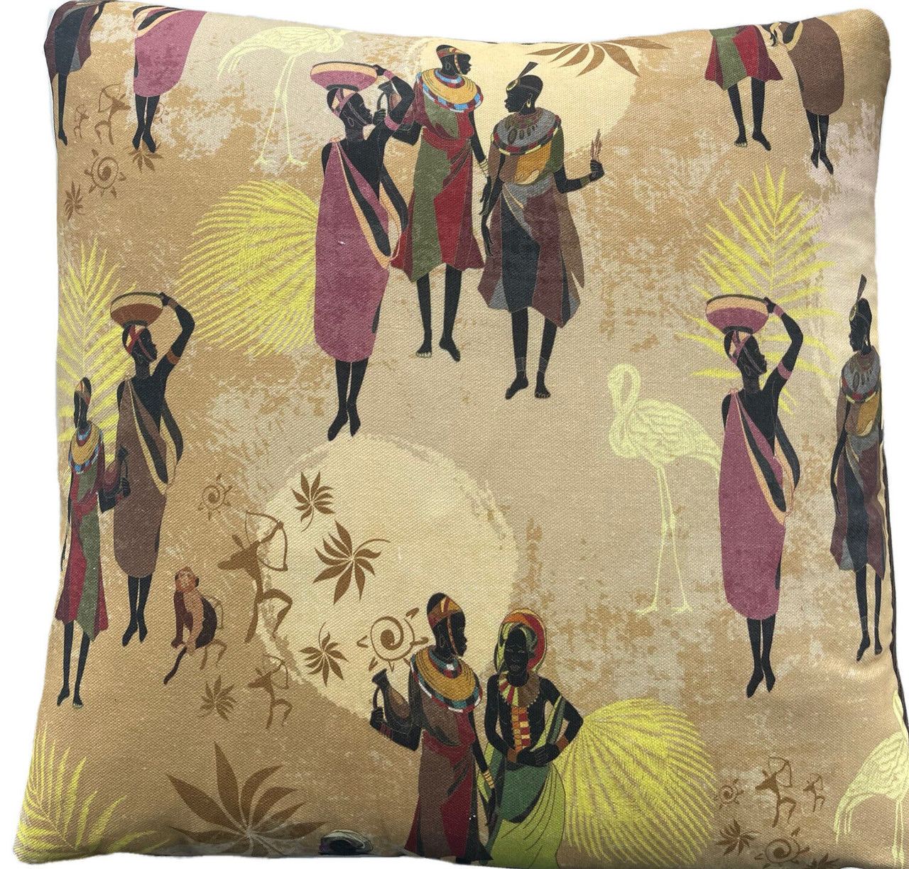 Yellow Cushion Cover Decorative Throw Pillow Case
