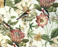 Thumbnail for Apricot Tapestry: Floral Fabric by Meter