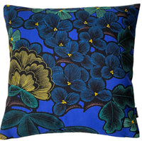 Thumbnail for Floral Cushion Cover Blue Throw Pillow Case Nights in Kew Gardens Botanical Sofa Decor