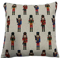 Thumbnail for Nutcracker Cushion Cover Xmas Gift Festive Red Pillow Case Soldiers Toy Kids
