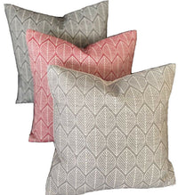 Thumbnail for Geometric Throw Pillow Case Scandinavian Light Grey Cushion Cover Woven retro sofa decor Leaves couch decore