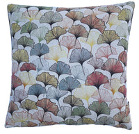 Thumbnail for Gingko Cushion Cover Cotton Silver Apricot Nut Tree Leaves Flowers Nature Japan