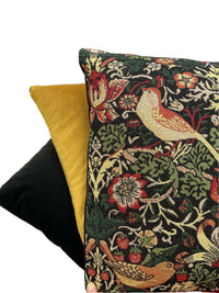 Thumbnail for William Morris Traditional Cushion Cover Strawberry Thief tapestry Floral Throw Pillow Case
